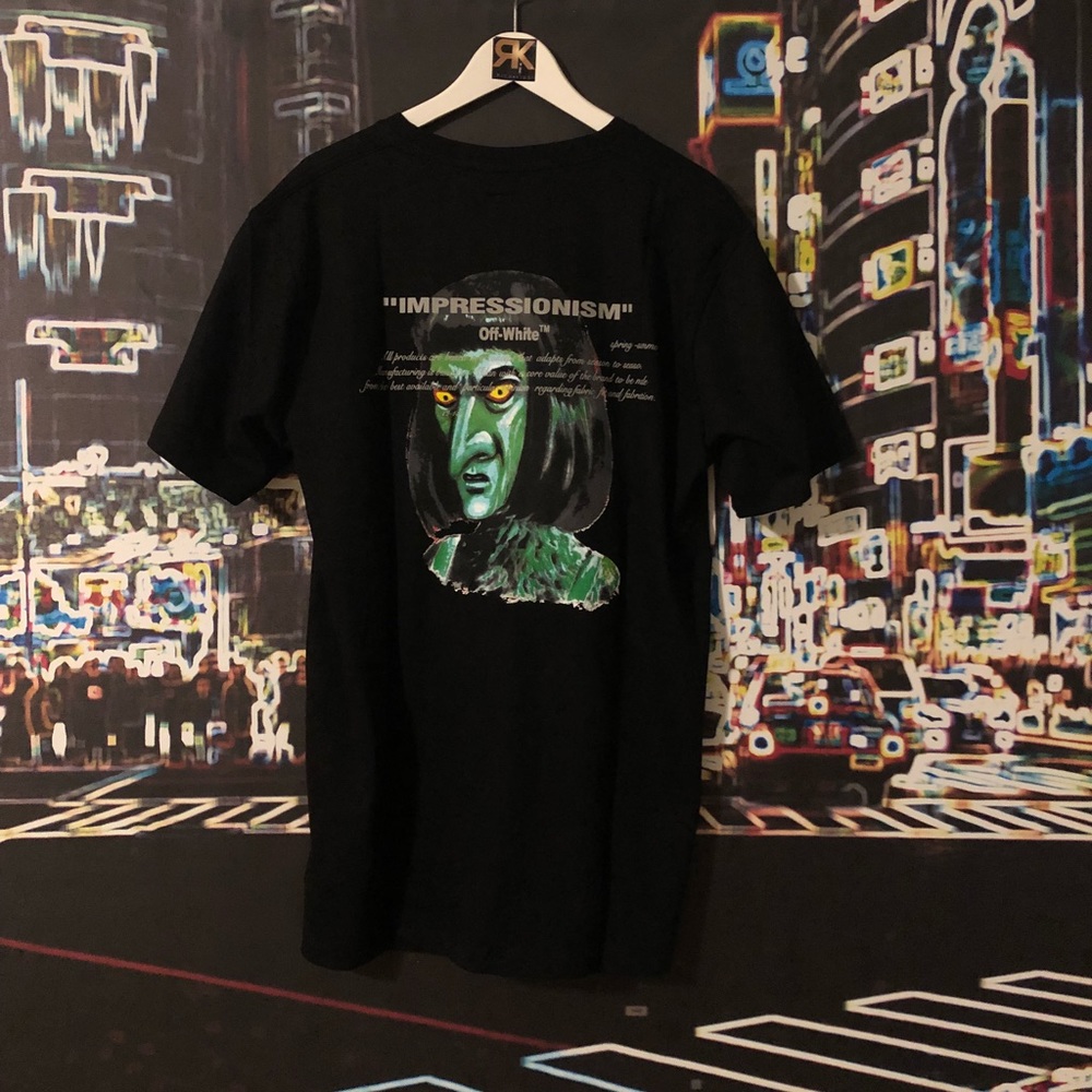 OFF-White Green Man “IMPRESSIONISM” T-Shirt